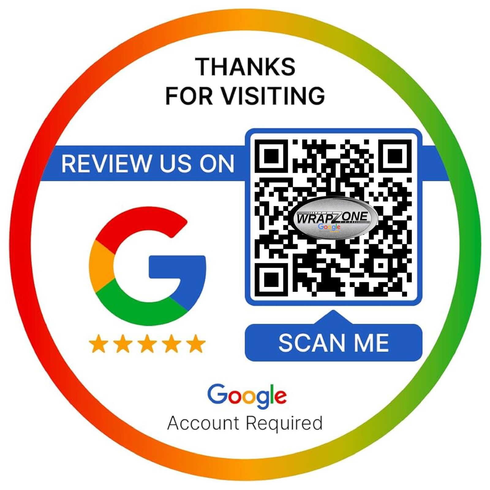 
                    Scan to review WRAPZONE on Google
                    